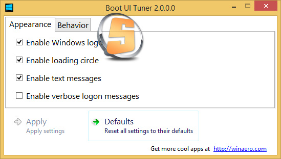 Boot UI Tuner