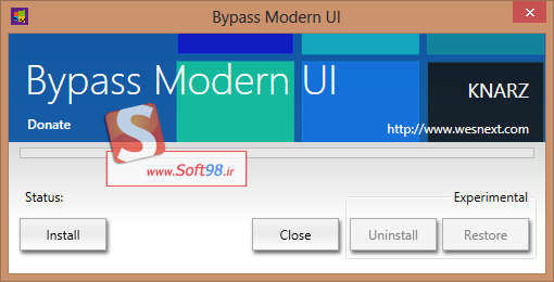 Bypass Modern UI